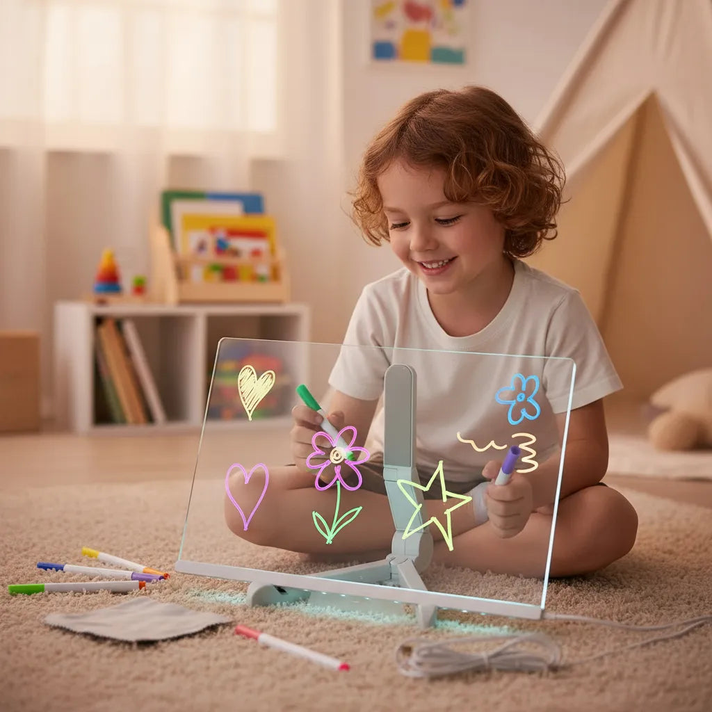 MAGIC SKETCH: Pizarra led + pizarra mágica + ebook de regalo!