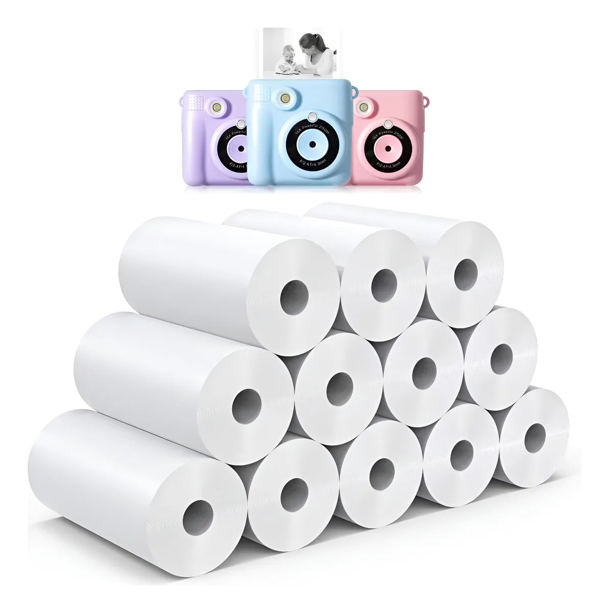 Papel Termico x2 - Camara Impresora Infantil