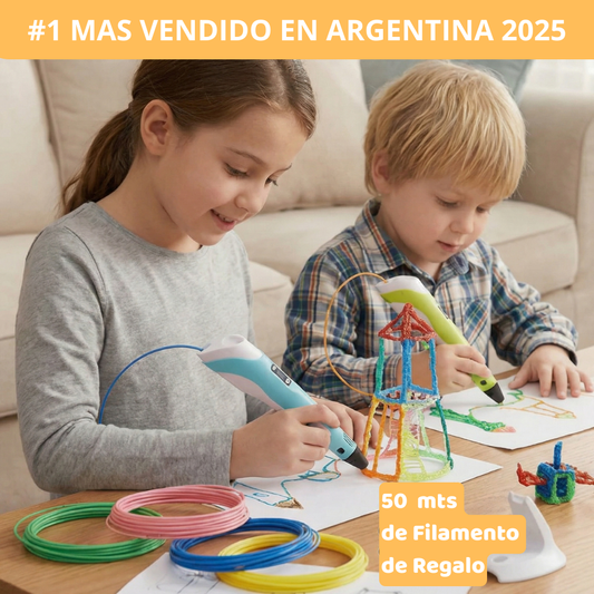 MagicPen 3D + 50mts de filamento de Regalo: Regalales algo que despierte su creatividad