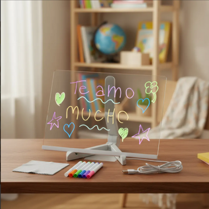 MAGIC SKETCH: Pizarra led + pizarra mágica +  ebook de regalo!