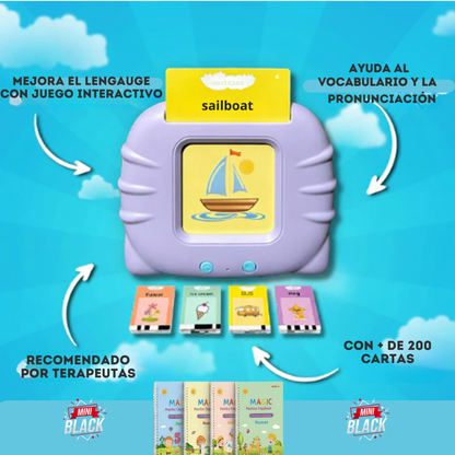 COMBO EDUKIT: Cartas parlantes + Libros didacticos 4 en 1