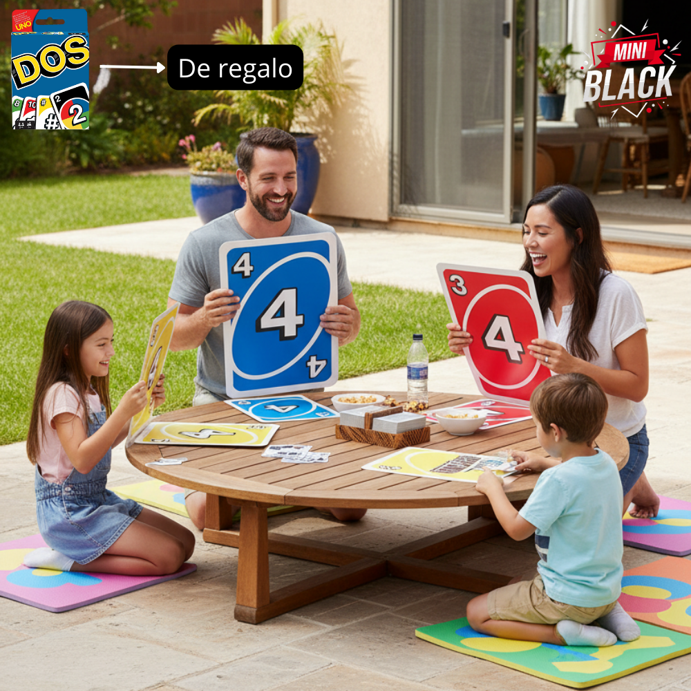 UNO Gigante: Los chicos piden jugar en familia