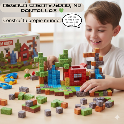 2x1  Bloques Mágneticos: Crea Mini mundos